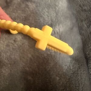 Yellow Cross Strechy Bracelet